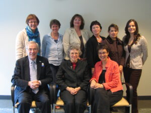 Eight women and Kevin Nuggent