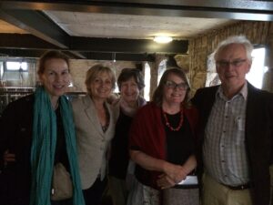 Four women and one man