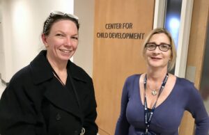 Two women at the Center for Child Development