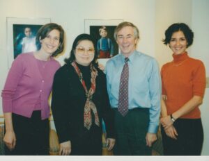 Dr. Kevin Nugent and three women